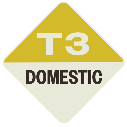 T3 sticker in yellow