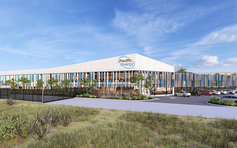 Render of Pacific Energy new project