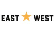 East X West coloured logo
