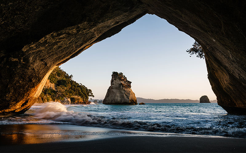 Cathedral Cove on the Coromandel Peninsula