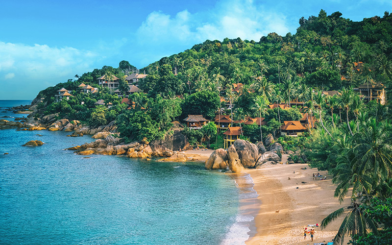 Beach in Koh Samui Thailand