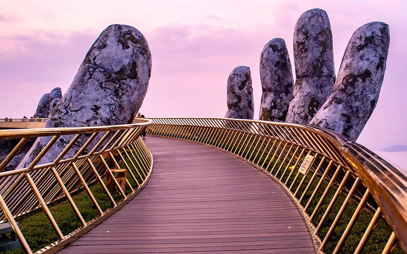 Golden Bridge in Da Nang Vietnam