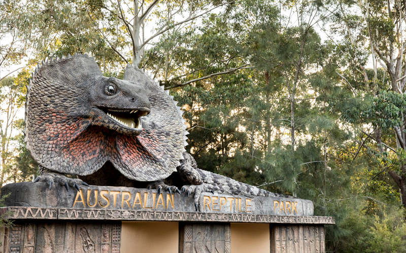 Entrance at the Australian Reptile Park