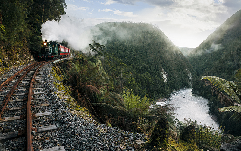 West Coast Wilderness Railway in Tasmania