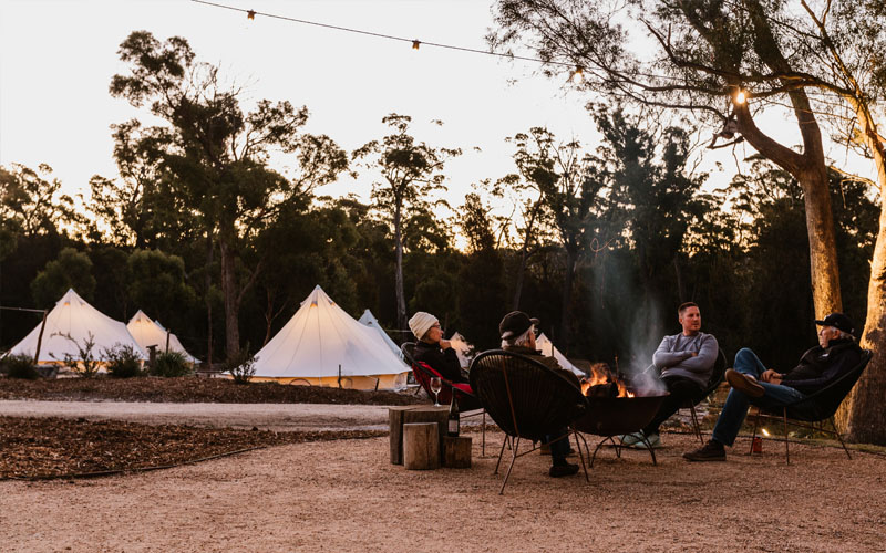 Bay of Fires Bush Retreat - Campfire