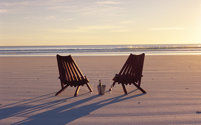 Chairs on Cable Beach, Broome