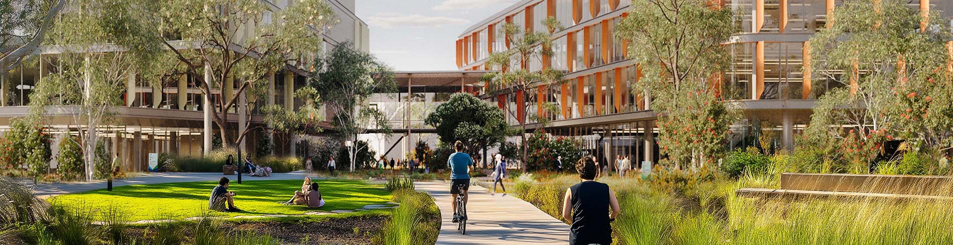 Artist rendering of future Office Campus Artist rendering of future Office Campus